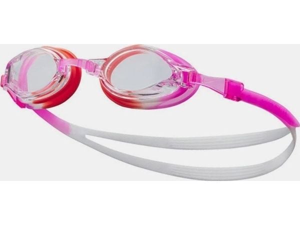 Svømmebriller Nike Os Chrome Junior 8-14 lat rosa-hvit og rød NESSD128-670