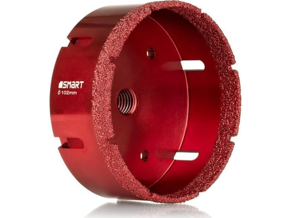 Smart diamantborrkrona för stengods 102mm m14 SM-25-1020 Smart diamantborrkrona för stengods 102mm m14 SM-25-1020