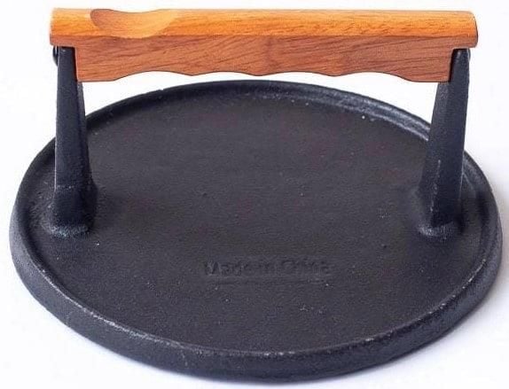 Texas Club Støpejern Hamburger Patty Press