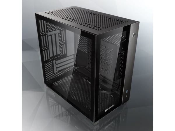 RAIJINTEK PAEAN Mini, Mini Tower, PC, Sort, Mini-ITX, Aluminium, SPCC, Herdet glass, 17 cm