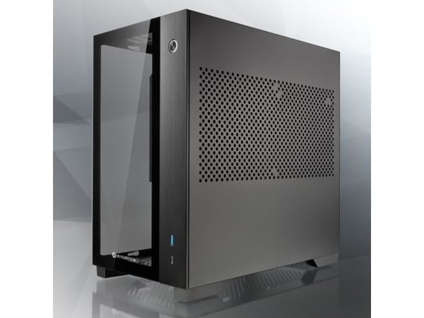RAIJINTEK PAEAN Mini, Mini Tower, PC, Sort, Mini-ITX, Aluminium, SPCC, Herdet glass, 17 cm