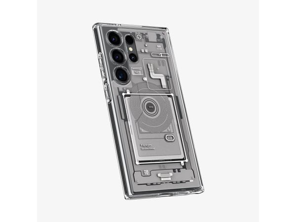 Spigen Ultra Hybrid Zero One, deksel, Samsung, Galaxy S24 Ultra, 17,3 cm (6.8"), Grå