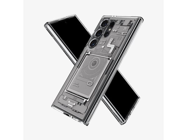 Spigen Ultra Hybrid Zero One, deksel, Samsung, Galaxy S24 Ultra, 17,3 cm (6.8"), Grå
