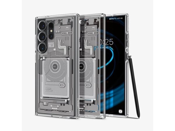 Spigen Ultra Hybrid Zero One, deksel, Samsung, Galaxy S24 Ultra, 17,3 cm (6.8"), Grå
