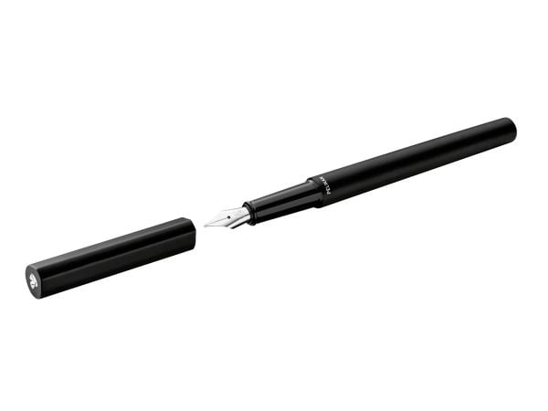 Pelikan 823593, Sort, Påfyllingssystem for patron, Blå, Rustfritt stål, Medium, 1 stk.