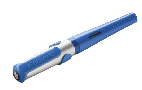 Pelikan 824439, Blå, Fyllesystem med patron, Blå, Rustfritt stål, Medium, Høyrehendt