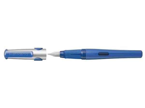 Pelikan 824439, Blå, Fyllesystem med patron, Blå, Rustfritt stål, Medium, Høyrehendt