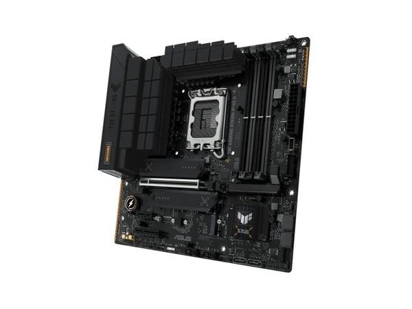 ASUS TUF GAMING B760M-PLUS II - Hovedkort - micro ATX - LGA1700-sokkel - B760 Chipset - USB-C 3.2 Gen 2x2, USB 3.2 Gen 2, USB 3.2 Gen 1 - 2.5 Gigab...