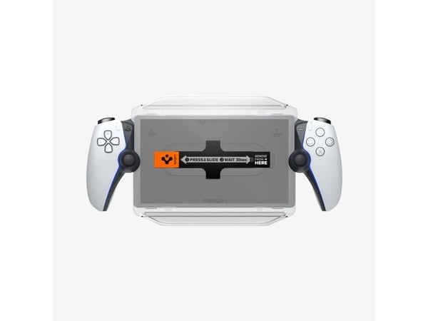 Spigen GLAS.tR EZ Fit, Skjermbeskytter, Playstation Portal, Gjennomsiktig, Herdet glass, Ripebestandig, Sjokkresistent, 9H