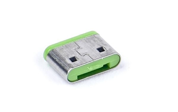 Smartkeeper CL04PKGN, Portin lukko + avain, USB Type-C, vihreä, muovi, 1 kpl, polybag -pussi