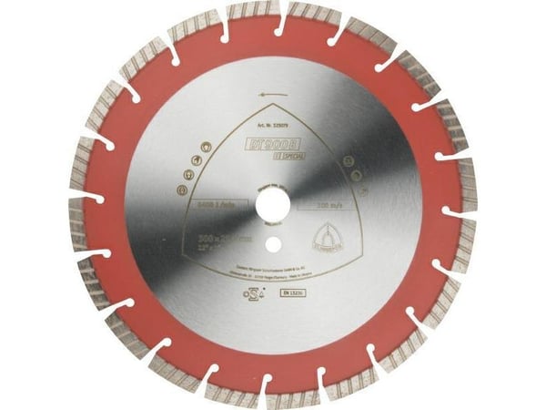 KLINGSPOR diamantkappeskive segmentert 400x3,6x25,4 DT900B...
