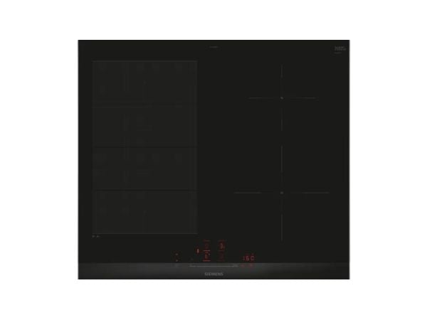 Siemens iQ700 EX675HEC1E, Svart, Inbyggd, 60 cm, Zoninduktionshäll, Keramik, 4 zon(er)