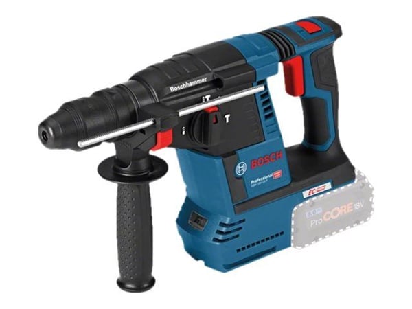Bosch GBH 18V-26 F Professional - Roterende hammer - trådløs - 3-modus - SDS-plus - 2.6 joule - uten batteri - 18 V - SOLO