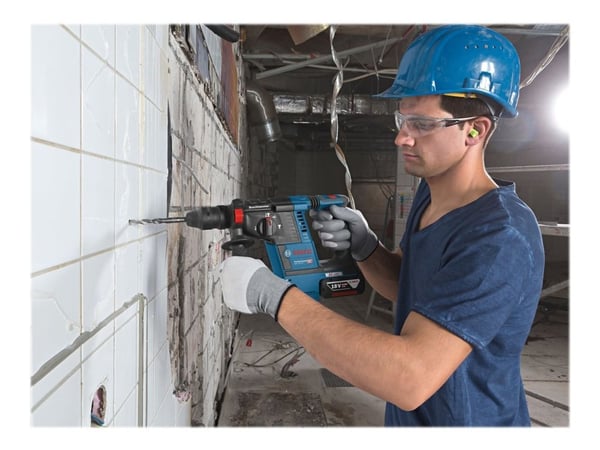 Bosch GBH 18V-26 F Professional - Roterende hammer - trådløs - 3-modus - SDS-plus - 2.6 joule - uten batteri - 18 V - SOLO