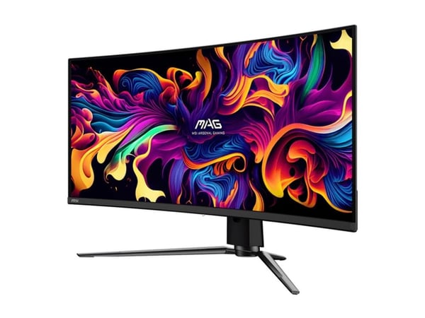 MSI MAG 341CQP QD-OLED - OLED-monitor - spel - böjd - 34.2" (34.18" visbar) - 3440 x 1440 UWQHD @ 175 Hz - 1000 cd/m² - 1500000:1 - 0.03 ms - 2xHDM...