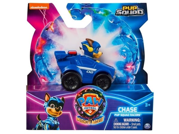 PAW Patrol PAW VHC Pup Squad Racers Movie Chase GML, Polisbil, PAW Patrol, 3 År, Plast, Svart, Blå