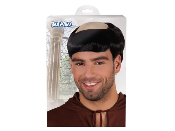 Boland 86063, Parykk til kostyme, Voksen, Hankjønn, Polyester, Sort, 183 g
