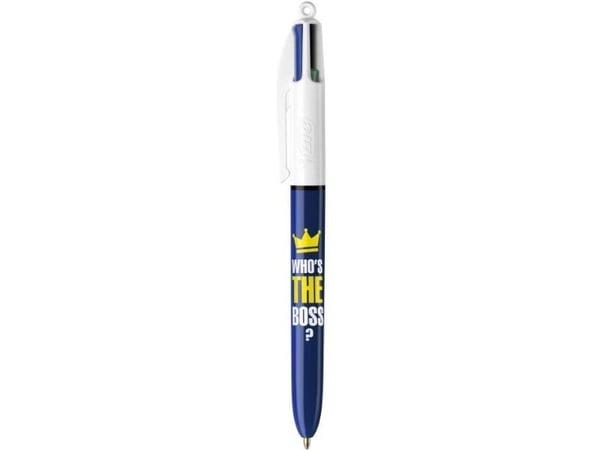 BIC 992563, Klips, Multifunksjonell kulepenn, Gjenfyllbar, Sort, Blå, Grønn, Rød, 12 stykker, Medium