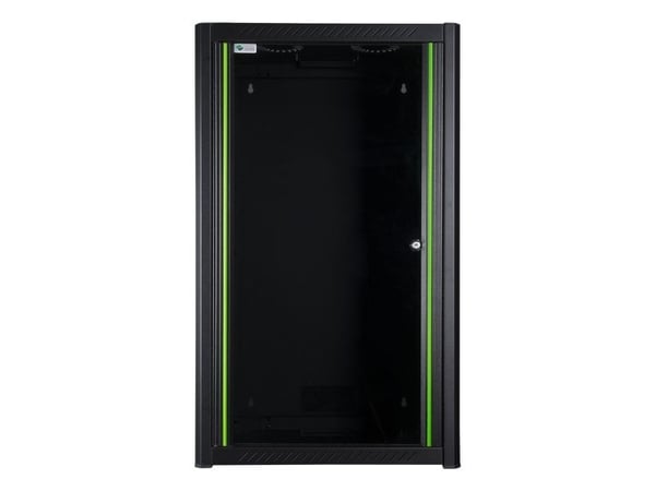Lanview by Logon - Rack skåp - 60 x 56, pro - väggmontering - svart, RAL 9005 - 20U - 19"