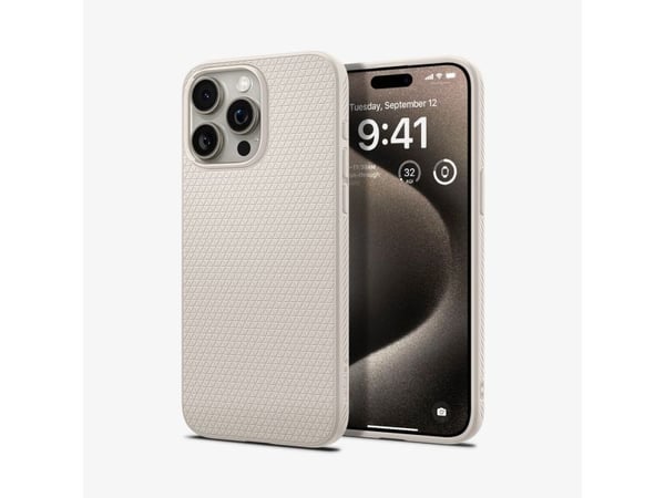 Spigen Liquid Air, Etui, Apple, iPhone 15 Pro, 15,5 cm (6.1"), Titan