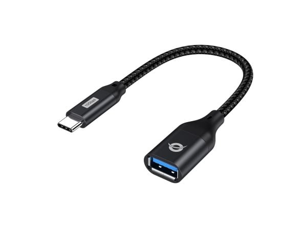 Conceptronic ABBY18B, USB-C, USB-A, Svart