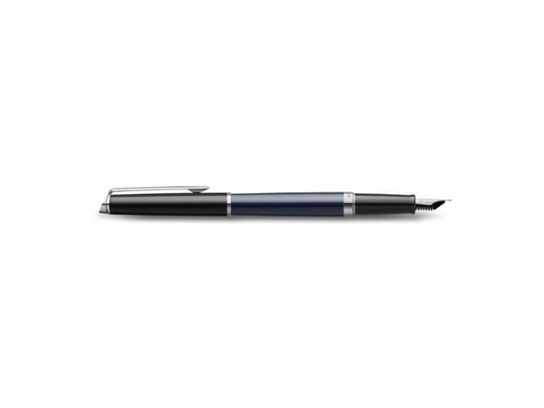 Waterman Hémisphère, Svart, Blå, Lakk, Rustfritt stål, Fin, Ambidextrous
