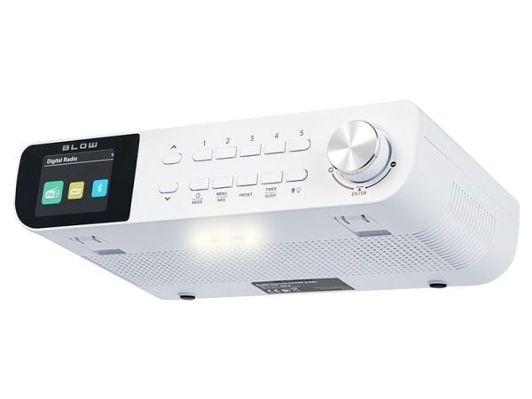 FM/DAB+ BLOW RK1 køkkenradio, hvid