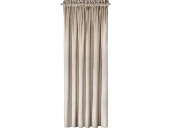 Eurofirany Welwet Koristeellinen verho Melanie Beige 140x270