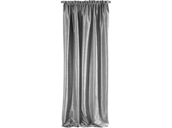 Eurofirany CURTAIN EBRU BALCKOUT SILVER/RINGS 140X250 D