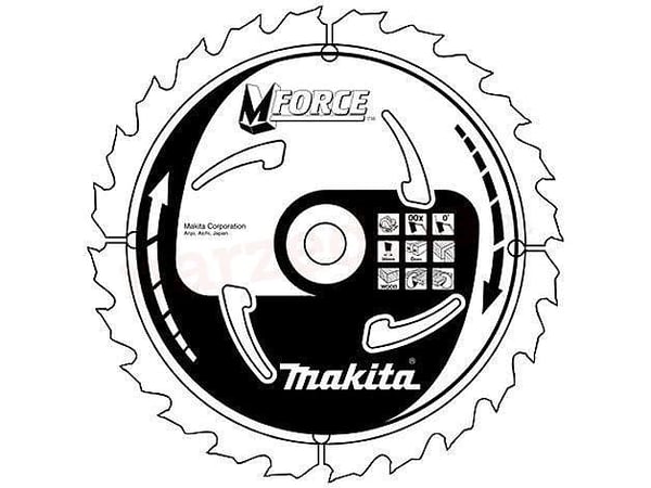 MAKITA PIŁA TARCZOWA 170x30/16x24z MFORCE