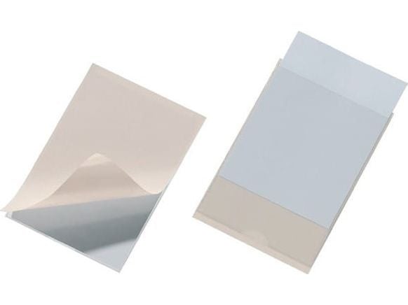 Durable Pocketfix, Gjennomsiktig, PVC, 105 mm, 74 mm, 10 stykker