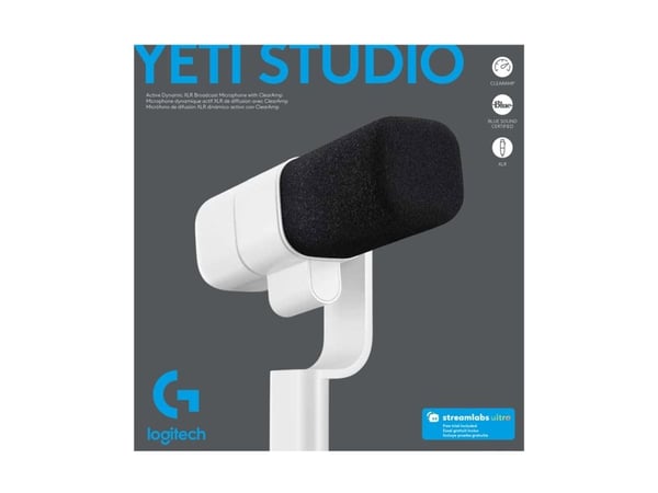 Logitech G Yeti Studio - Mikrofon - vit