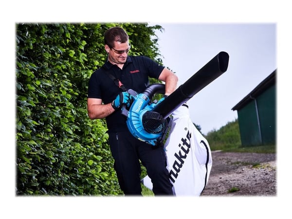 Makita DUB363PT2V - Vakuum/løvblåser for hage - elektrisk - 18 V - 5 Ah - 2 batterier - 0-7850 rpm - 804 m³/t - 234 km/h - 6.6 kg