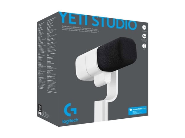 Logitech G Yeti Studio - Mikrofon - hvit