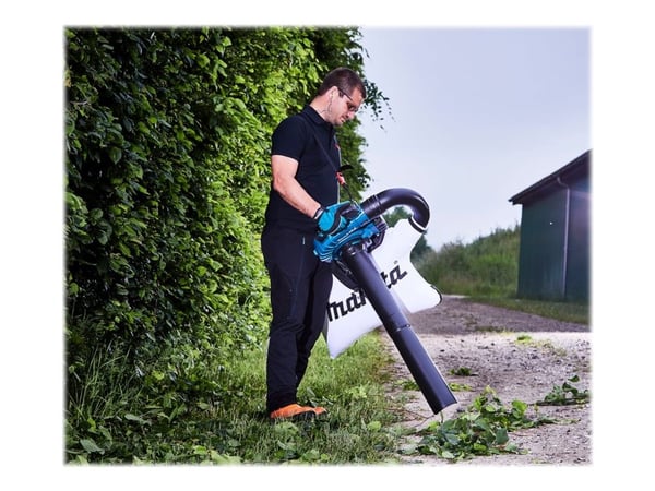 Makita DUB363PT2V - Vakuum/løvblåser for hage - elektrisk - 18 V - 5 Ah - 2 batterier - 0-7850 rpm - 804 m³/t - 234 km/h - 6.6 kg