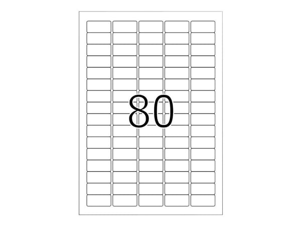HERMA Special - Papir - matt - selvklebende med ekstra styrke - hvit - 70 x 36 mm 600 etikett(er) (25 ark x 24) merkelapper