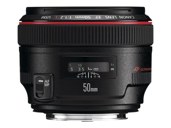 Objektiv Canon EF 50mm f/1.2L USM SLR Svart