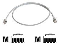 Telegärtner MP8 FS 600 - Verkkokaapeli - RJ-45 (uros) RJ-45 (uros) - 50 m - SFTP - CAT 7 - harmaa - harmaa