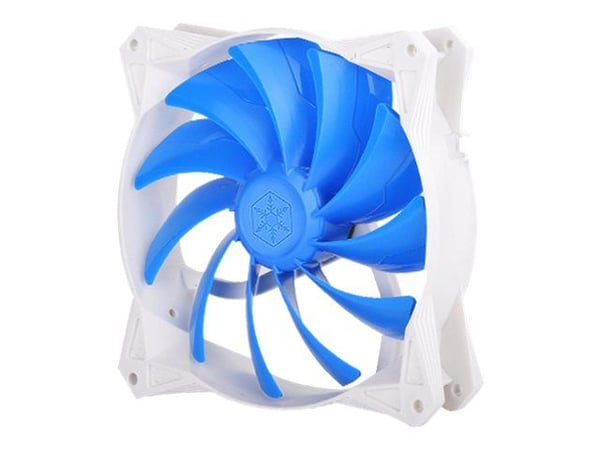 Silverstone SST-FQ122, Tuuletin, 12 cm, 800 RPM, 1500 RPM, Sininen, Valkoinen Silverstone SST-FQ122, Tuuletin, 12 cm, 800 RPM, 1500 RPM, Sininen, Valkoinen