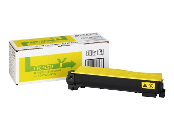Kyocera TK 550Y - Gul - original - tonerpatron - for FS-C5200DN