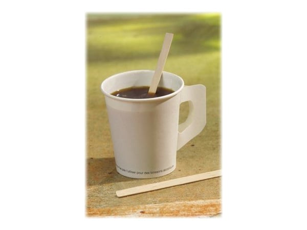 PAPSTAR pure - Rører - 14 cm - avhendbar (en pakke 1000)