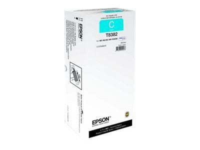 Epson T8382 - 167.4 ml - cyan - original - blekkrefill - for WorkForce Pro WF-R5190, WF-R5190DTW, WF-R5690, WF-R5690DTWF, WF-R5690DTWFL