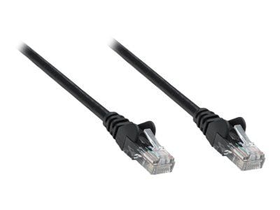 Intellinet Network Patch Cable, Cat5e, 7.5m, musta, CCA, U/UTP, PVC, RJ45, Gold Plated Contacts, Snagless, Booted, Lifetime Warranty, Polybag - Pat...