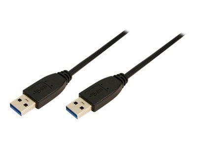 LogiLink - USB-kabel - USB-type A (hann) til USB-type A (hann) - USB 3.0 - 2 m - formstøpt - svart