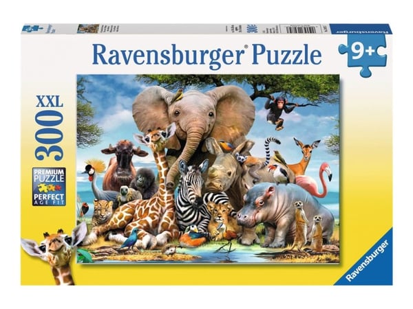 Ravensburger 300XXL - African Friends - puslespill - 300 brikker