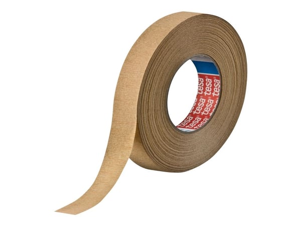 Tesa 4319 - Maskeringstape - 25 mm x 50 m - highly-creped paper - lysebrun