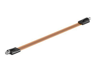 wentronic WEFD 02 - RF-kaapeli - F-liitin naaras F-liitin naaraspuolelle - 32 cm - litteä