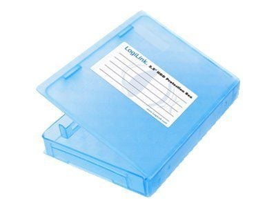LogiLink 2.5" HDD Protection Box for 1 HDD - Beskyttelsesboks for harddisk - blå
