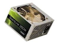 Qoltec SilentLine - Strømforsyning (intern) - ATX12V - 350 watt - PFC - grå