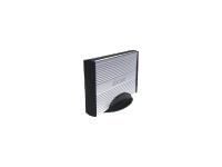 Aixcase AIX-BSUB3A1-S - Förvaringslåda - 3.5" - SATA 3Gb/s - USB 2.0 - silver